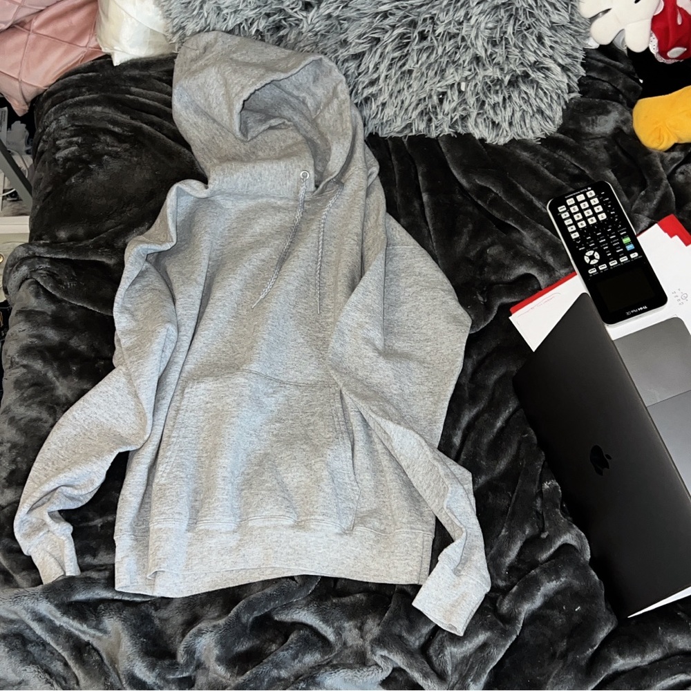 Soft grey hoodie size small